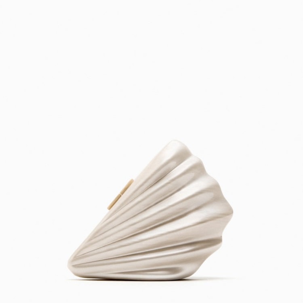 ZARA FAUX PEARL BOX BAG - Picture 1 of 8